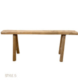 Scholar Elm Bench