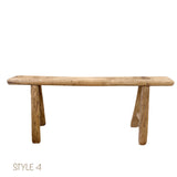 Scholar Elm Bench