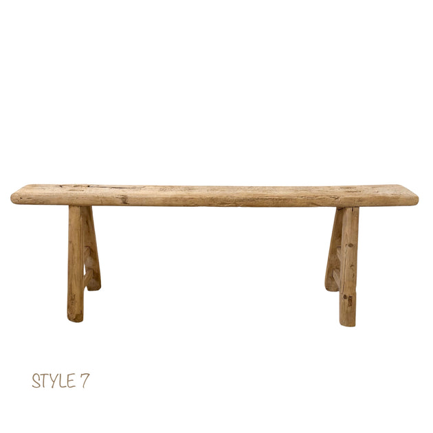 Scholar Elm Bench