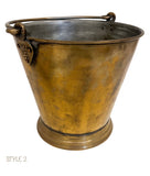 Indian Brass Bucket - Large