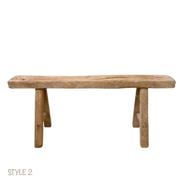 Scholar Elm Bench