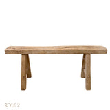 Scholar Elm Bench