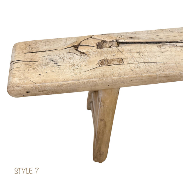 Scholar Elm Bench