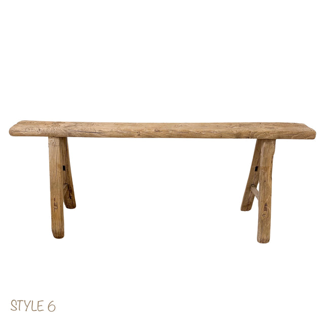 Scholar Elm Bench