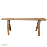 Scholar Elm Bench