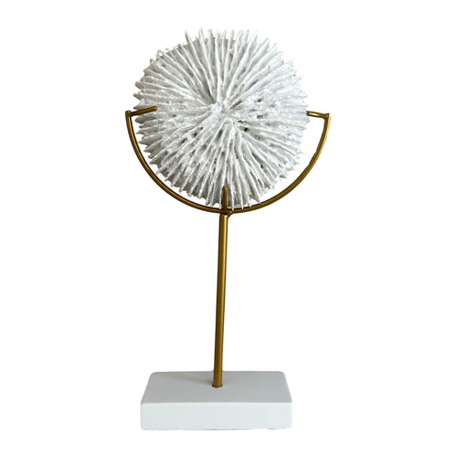 Polyresin Fungia Coral with Stand