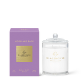 GLASSHOUSE CANDLE - MOON AND BACK - 380g