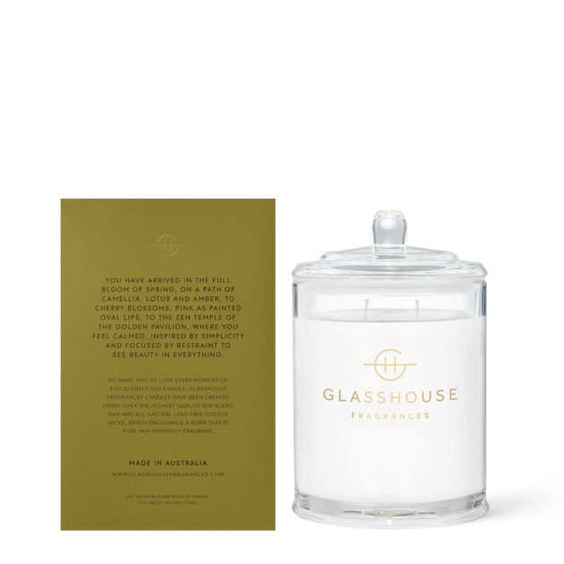 GLASSHOUSE CANDLE - KYOTO IN BLOOM - 760g