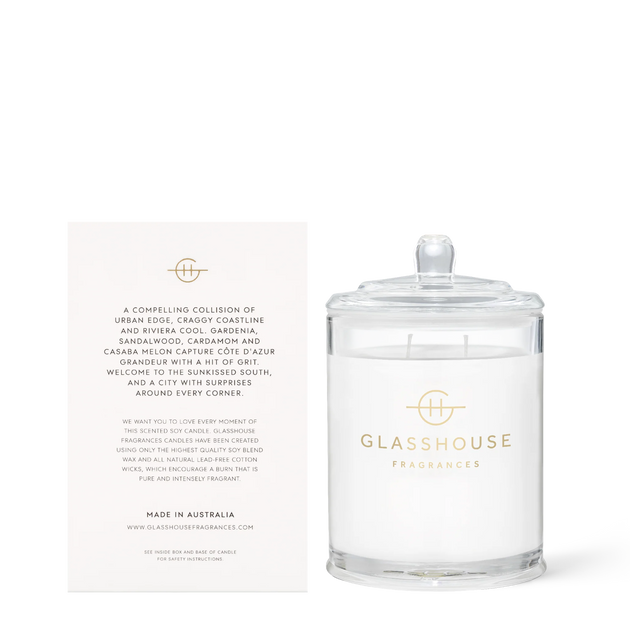 GLASSHOUSE CANDLE - MARSEILLE MEMOIR - 380g