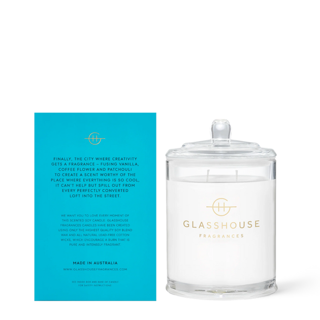 GLASSHOUSE CANDLE - MELBOURNE MUSE - 380g