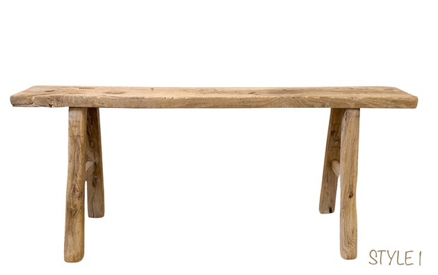 Scholar Elm Bench