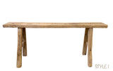 Scholar Elm Bench