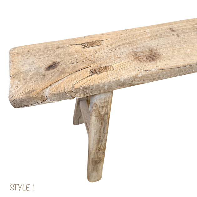 Scholar Elm Bench