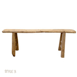 Scholar Elm Bench