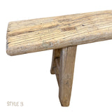 Scholar Elm Bench