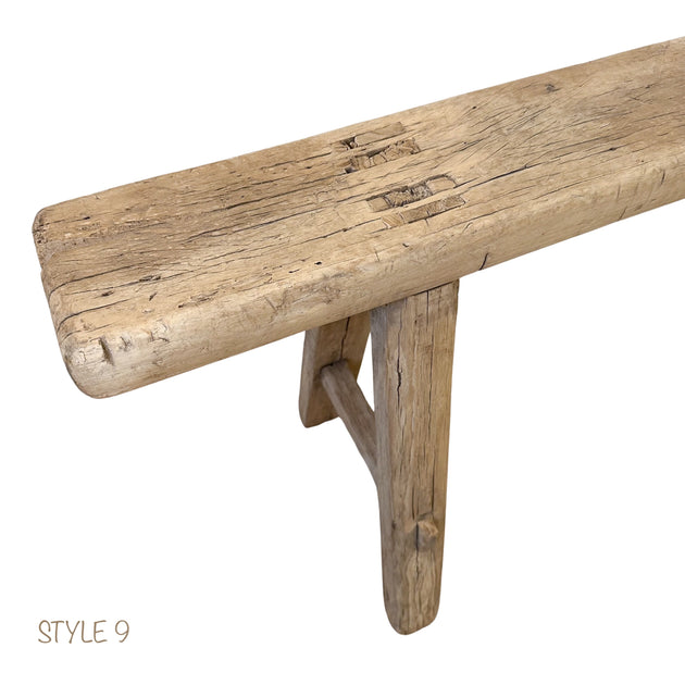 Scholar Elm Bench