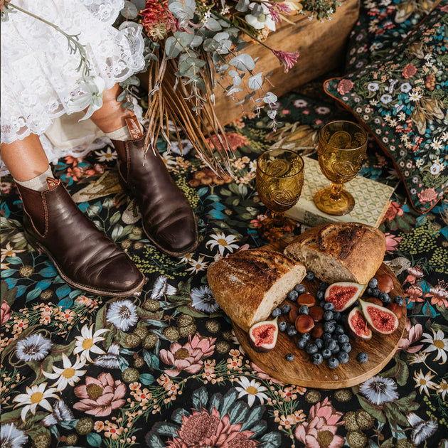 Native Wildflower Picnic Rug