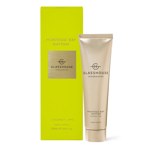 GLASSHOUSE HAND CREAM - MONTEGO BAY RHYTHM -100ml