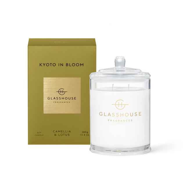 GLASSHOUSE CANDLE - KYOTO IN BLOOM - 380g