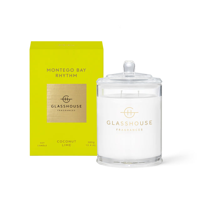 GLASSHOUSE CANDLE - MONTEGO BAY RHYTHM - 380g