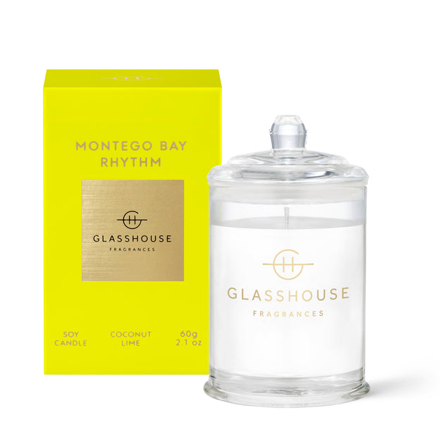 GLASSHOUSE CANDLE - MONTEGO BAY RHYTHM - 60g
