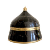Bone Inlay Trinket Boxes - Black