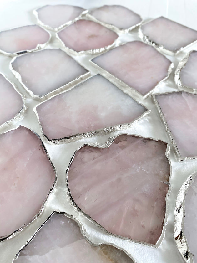 Rose Quartz Coasters