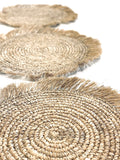 Wanderlust Fringe Placemats & Coasters - Natural