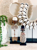 Cowrie Tribal Shell Collar - 2 Tiers