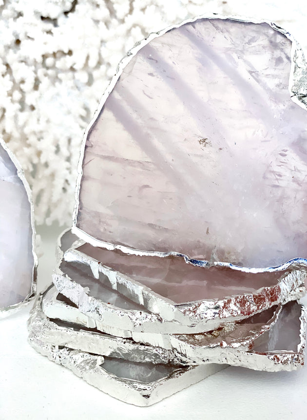 Rose Quartz Coasters