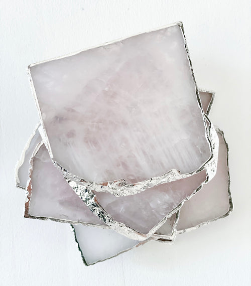 Rose Quartz Coasters