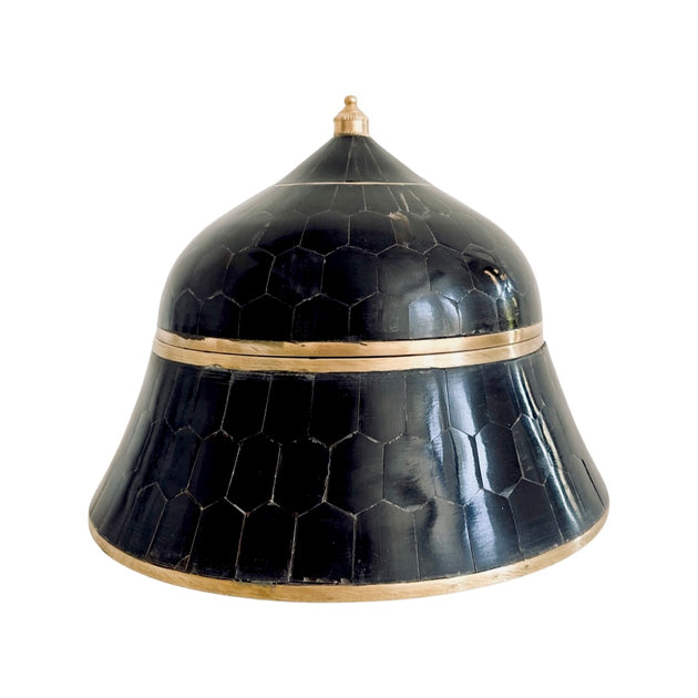 Bone Inlay Trinket Boxes - Black