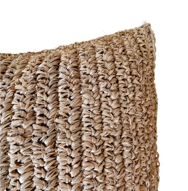 Raffia Cushion Cover - Square