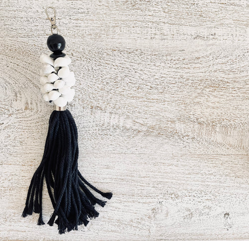 Shell Tassel Keyring