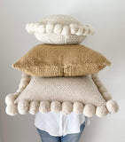 Iana Weave Cushion Cover In Natural Nut - Square