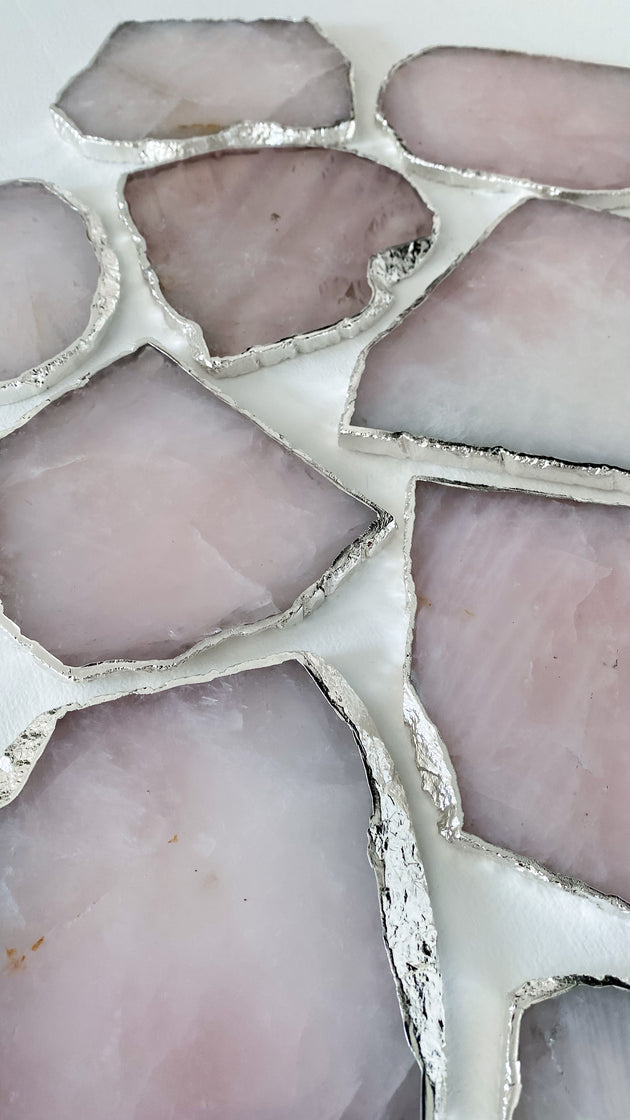 Rose Quartz Coasters