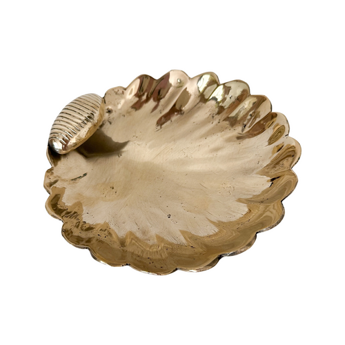 Brass Clam Shell Dish