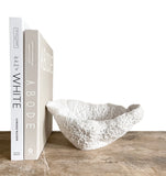 White Coral Bowl - Polyresin