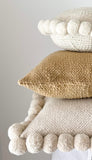 Iana Weave Cushion Cover In Natural Nut - Square