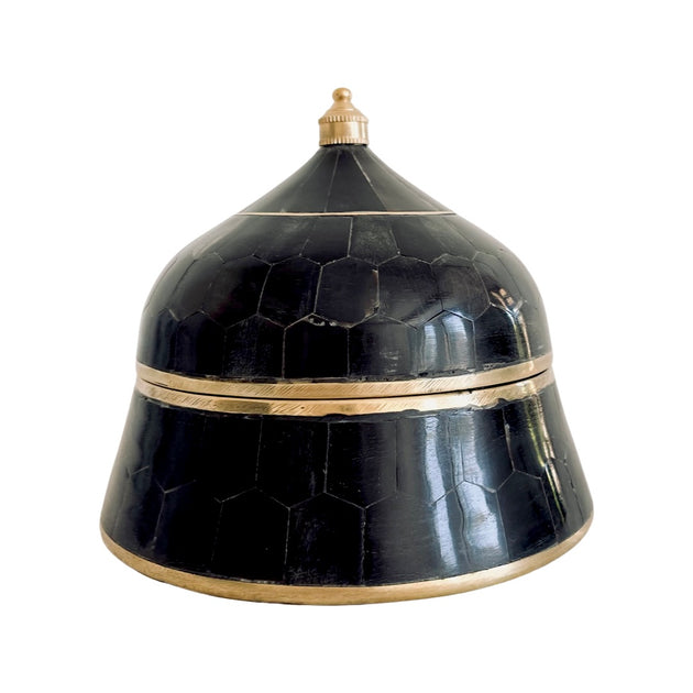Bone Inlay Trinket Boxes - Black