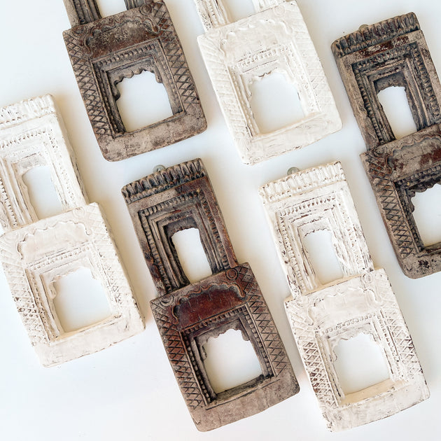 Indian Temple Frame - Antique Clay