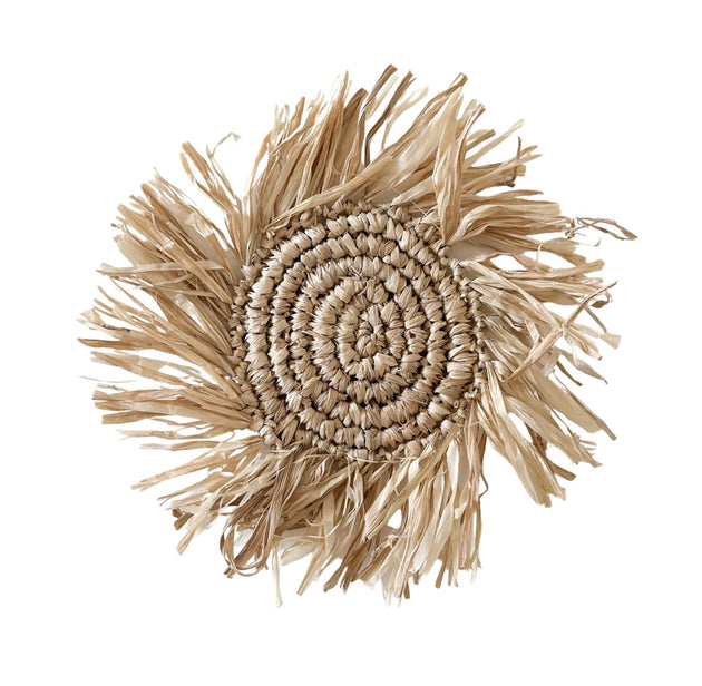 Wanderlust Fringe Placemats & Coasters - Natural