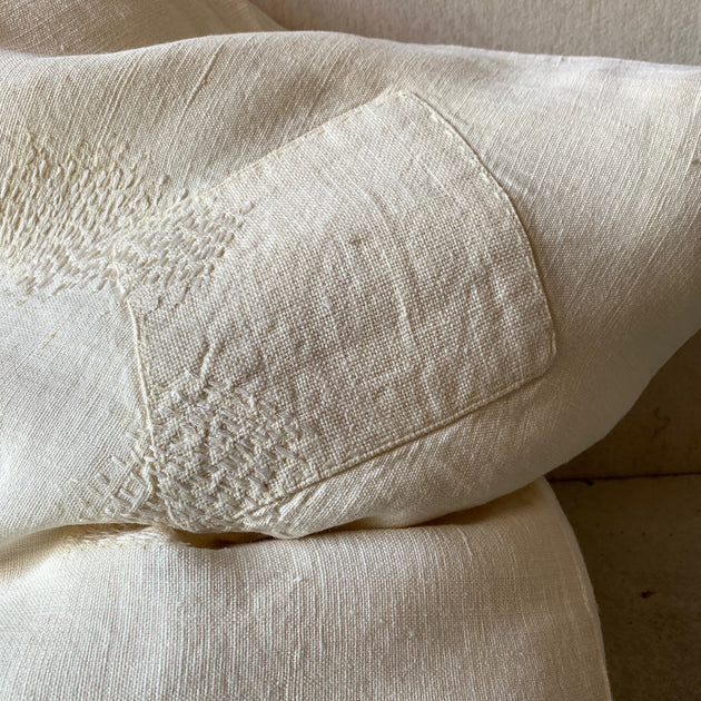 Patch-Ivory Cushion