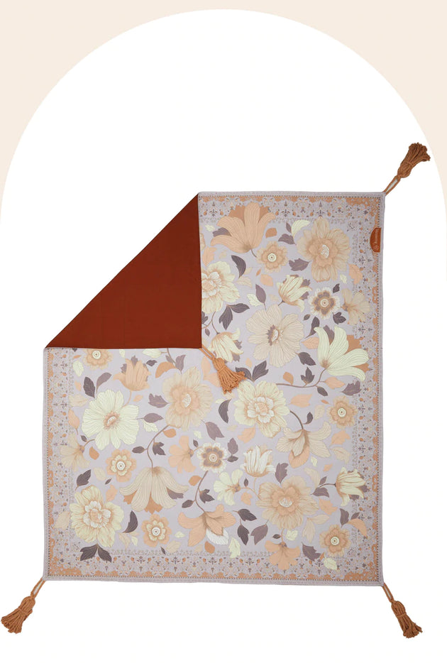 Grandé Fleur Picnic Rug - Lilac