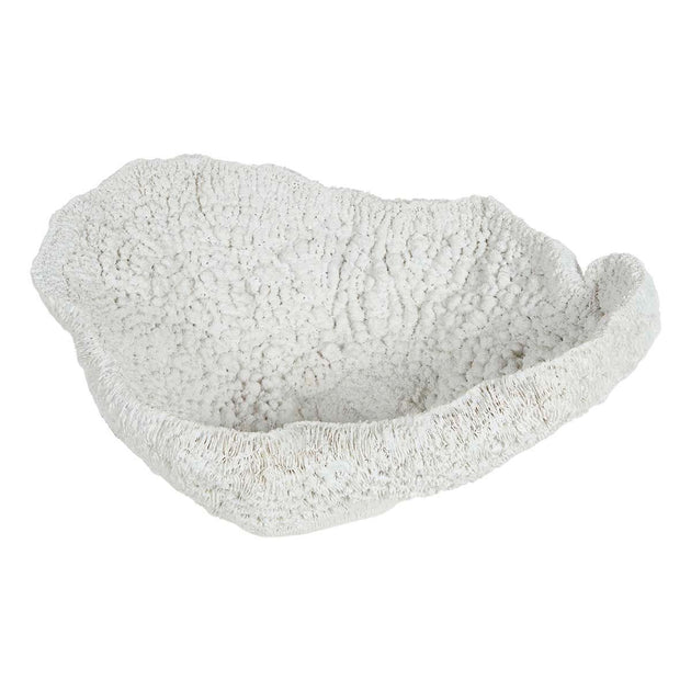 White Coral Bowl - Polyresin