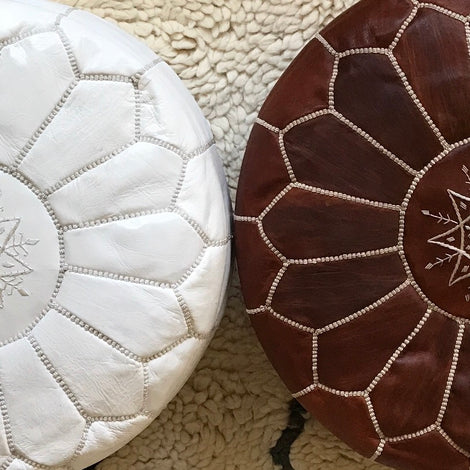 Moroccan Decor - Poufs & Ottomans