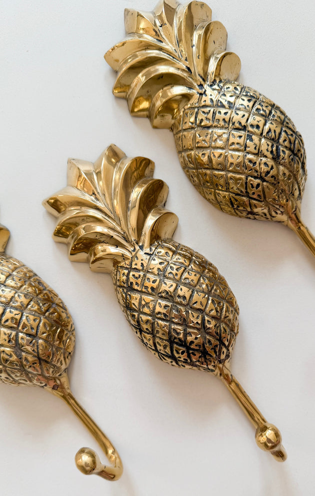 Brass Pineapple Wall Hook