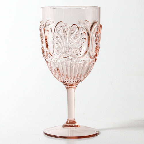 Acrylic Wine Glass - Pale Pink