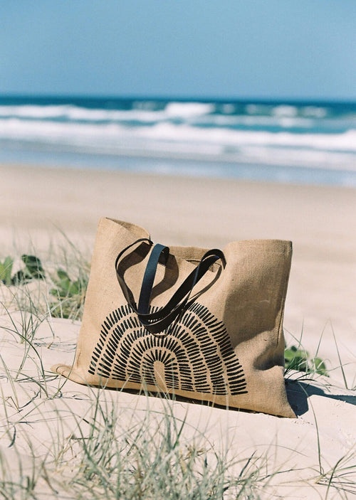 The Beach People - Poesie Jute Bag