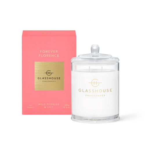GLASSHOUSE CANDLE - FOREVER FLORENCE - 380g